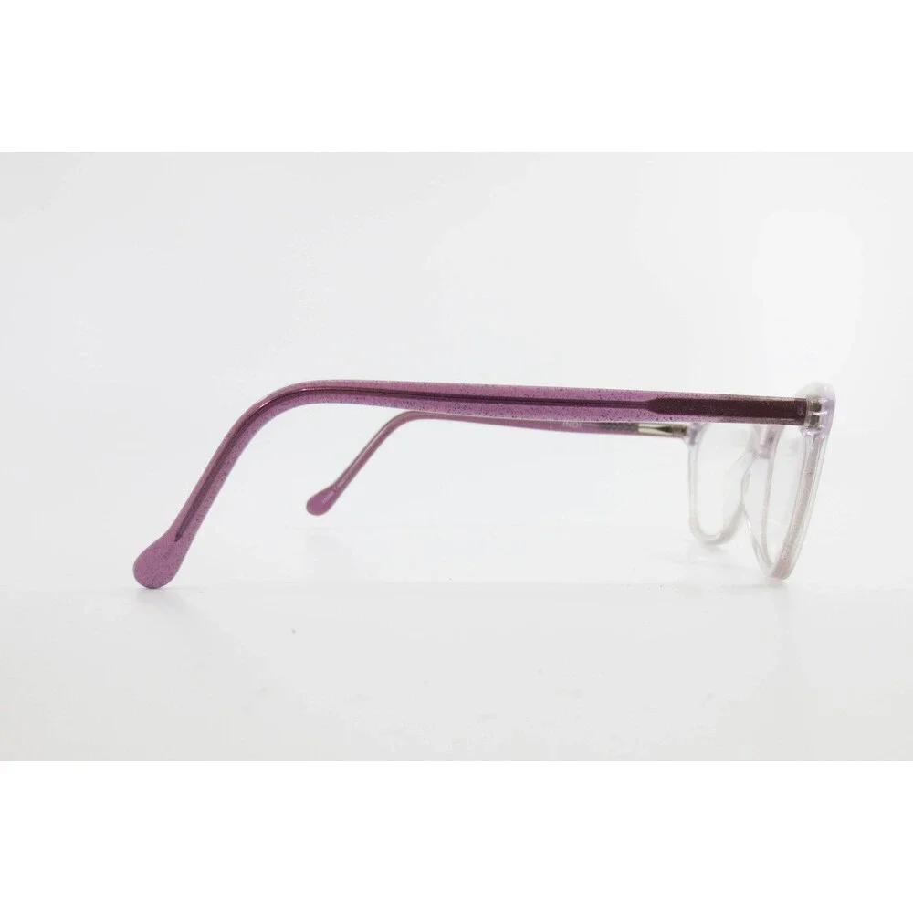 Indi Eyeglasses Clear Purple Glitter Cat Eye Frames 49-15-130 37679